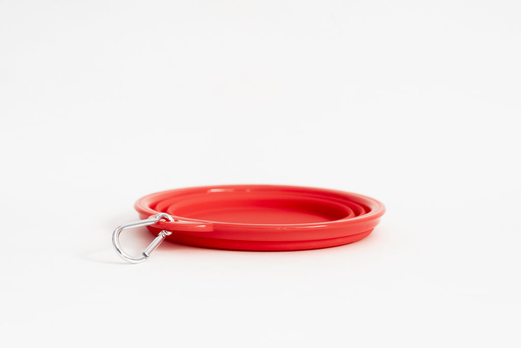 Collapsible Travel Bowls LIST (red) – Handmade in Germany