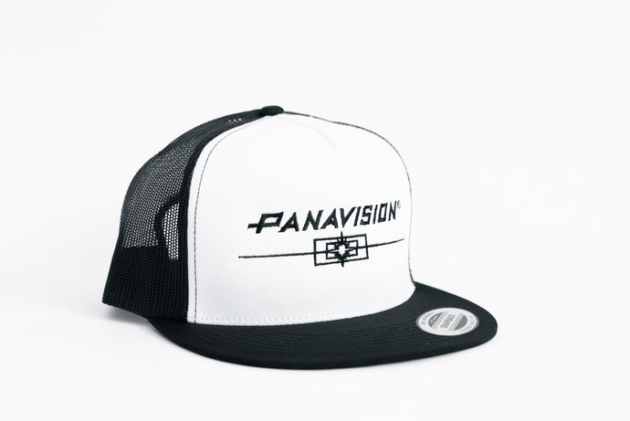 Panavision Trucker Cap - Black on White