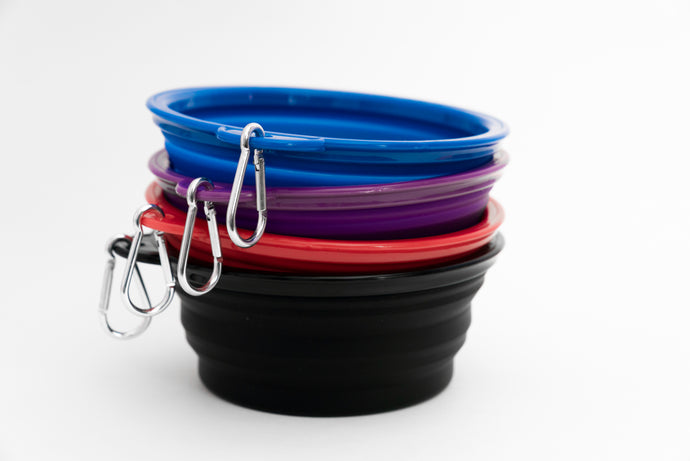 Collapsible Travel Bowls LIST (red)